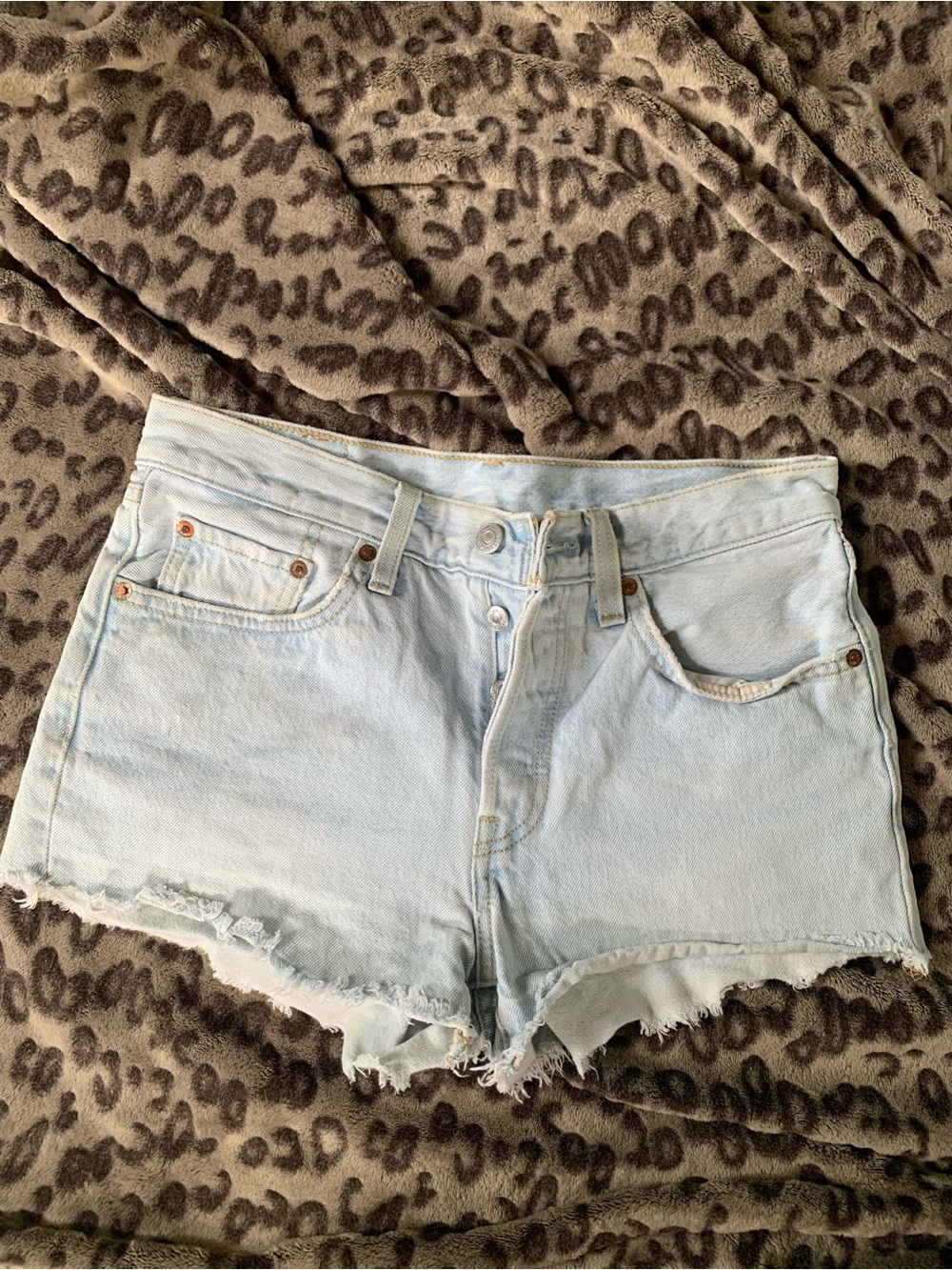 Levi’s 501 Cutt-off Denim Shorts